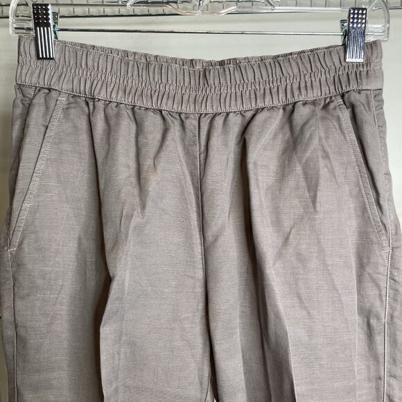 Eileen Fisher Women's Pull On Elastic Waistband Pants Size XS Petite Neutral - Picture 6 of 9